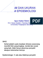 Macam Dan Ukuran Dalam Epidemiologi