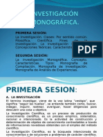 Metodología de La Investigación Monográfica