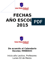 Fechas Año 2015