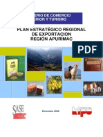 Plan estratégico exportador Apurímac