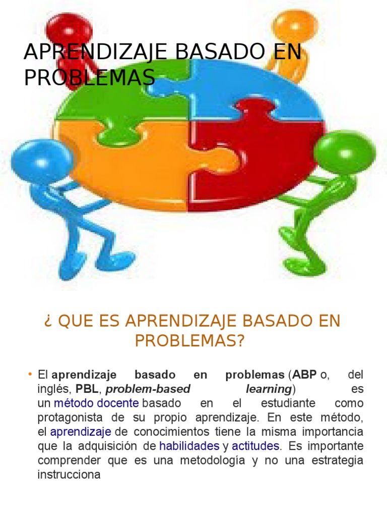 Aprendizaje Basado en Problemas (ABP) | PDF | Enseñando | Comunicación
