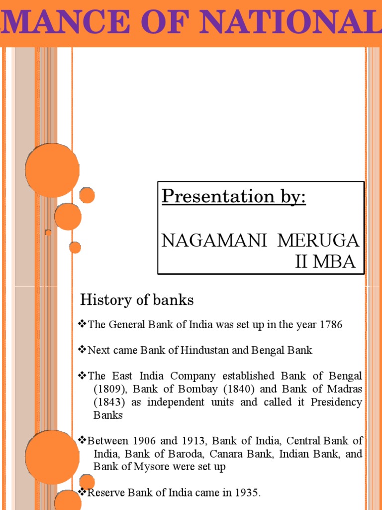 History of Bank Nationalisation in India | PDF | Companies Of Asia ...
