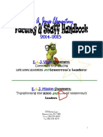 2014-2015 Eaj Faculty Handbook