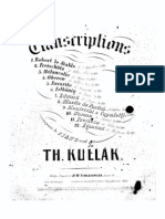 Transcriçoes de Operas - Piano - Kullak