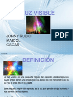 Luz visible: espectro, colores y percepción humana