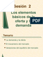 Oferta y Demanda Sesión 3 y 4