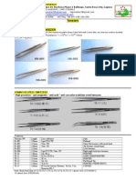 Technical Data Sheet: Tweezers