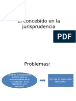 El Concebido en La Jurisprudencia