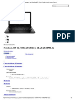 Notebook HP 14-r022la