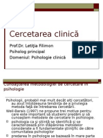 Cercetarea Clinică