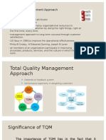Total Quality Management Approach