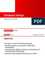 Database Design: Relationship Transferability