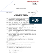 HVDC Question Paper - Opt