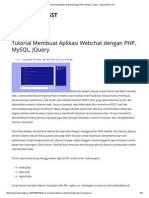 Tutorial Membuat Aplikasi Webchat Dengan PHP, MySQL, JQuery - Blog Ridwan, SST
