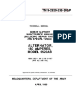TM 9-2920-258-30&P Alternator M 109