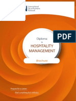 Diploma in Hospitality Management Prospectus