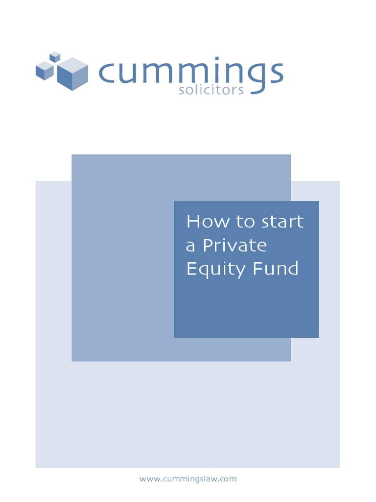 How To Start A Private Equity Fund Pdf Limited Partnership