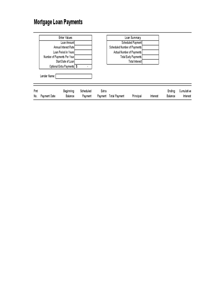 Loan Amortization Schedule PDF Real Property Law Loans