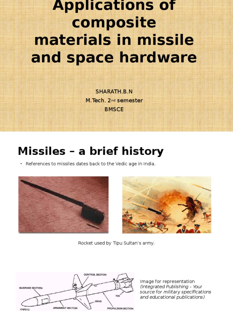 Applications of Composites in Missiles and Space Hardware. | PDF ...