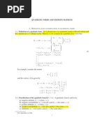 Quad Forms Matrices