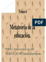 8. METATEORÍA PEDAGÓGICA