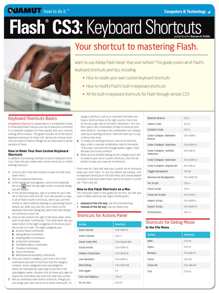 Flash Cs3 Keyboard Shortcuts Computer Keyboard Keyboard Shortcut