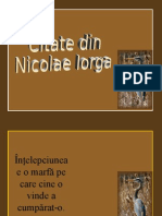 Nicolae Iorga Citate