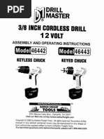 Drill Master Manual 46442