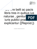 De Ivre Belli Ac Pacis Libris Tres in Quibus Ius Naturae