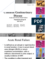 Common Genitourinary Disease: Acute and Chronic Renal Failure