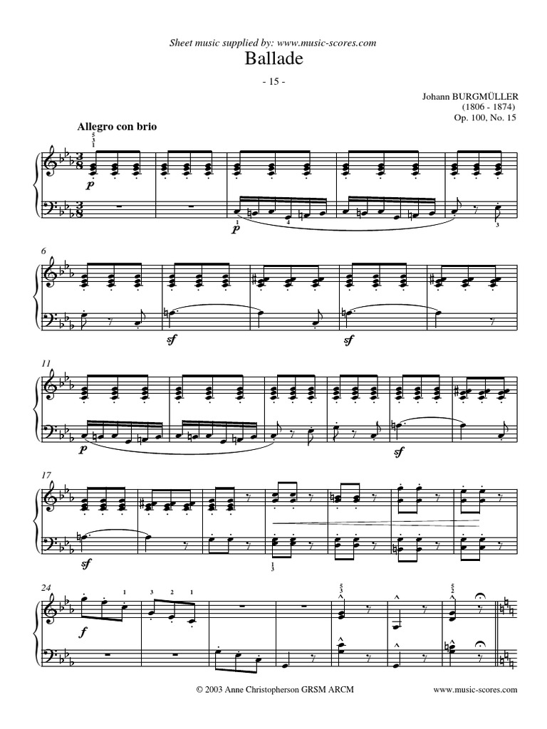 Ballade Allegro con brio