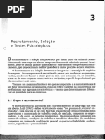 Recrutamento Seleção e Testes Psicológicos