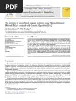 Download The Solution of Unconfined Seepage Problem Using Natural Element Method NEM Coupled With Genetic Algorithm GA by Endless Love SN263073012 doc pdf