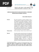 O método arqueológico