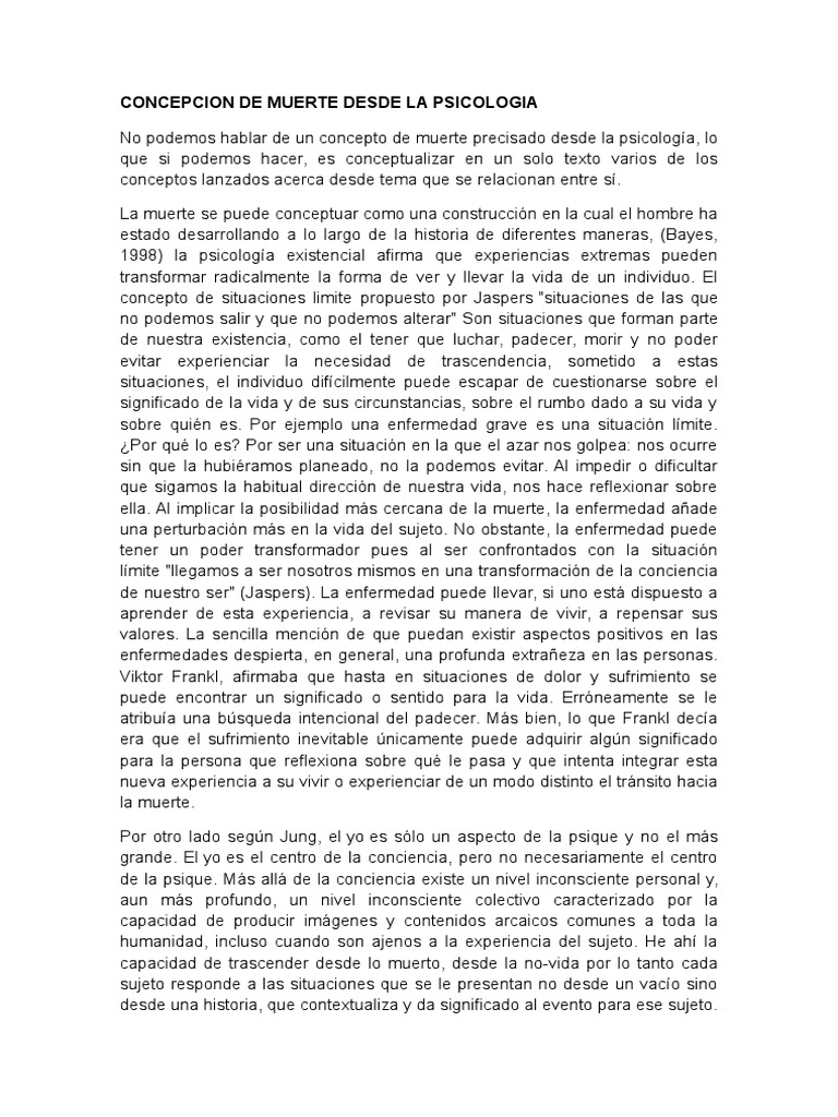 PSICOLOGIA MUERTE 40 | PDF | Muerte | Karma