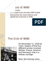 The End of Wwi