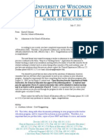 admission to soe letter