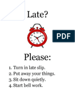 late procedures