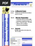 Boletim de Fevereiro