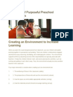 The Power of Purposeful Preschool Environments Article7