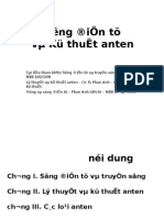 Bài Giảng TĐT Và Kỹ Thuật Anten