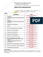 Ejercicios Estadistica