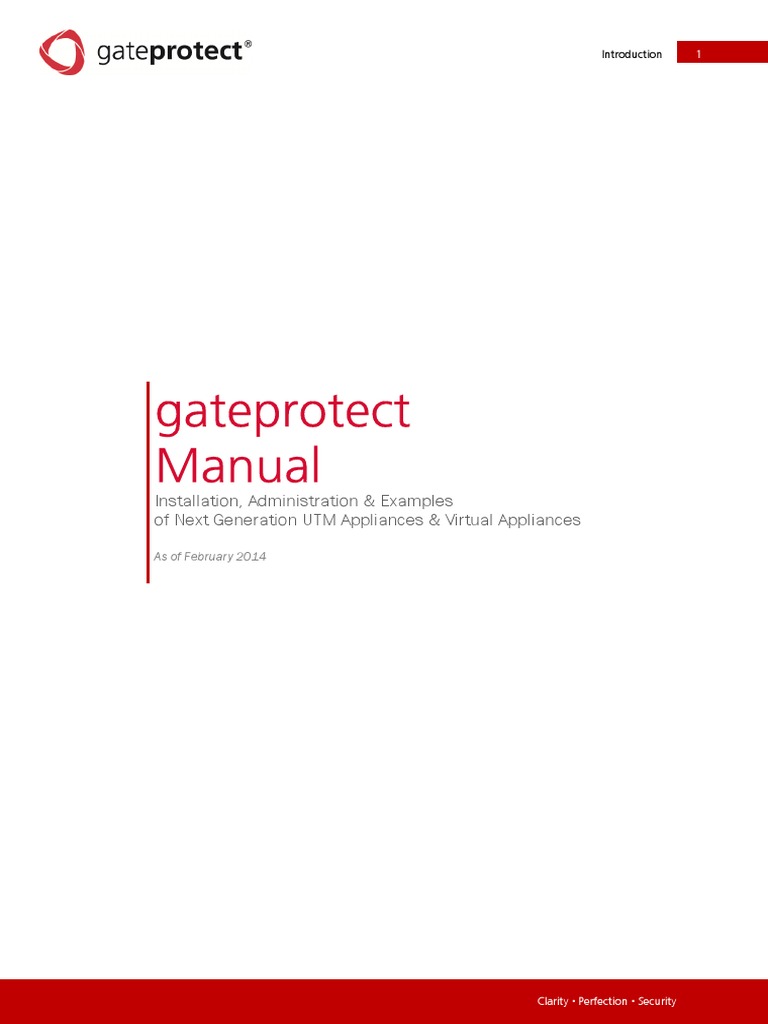 Manual Next Generation Firewall Gateprotect | PDF | Proxy Server | Ip ...