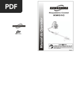 Manual Rocadeira KW 31-C Kawashima
