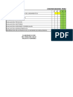 Cronograma Evaluacion de Desempeño