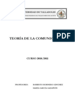 Teoría de La Comunicación - Curso 2010-2011