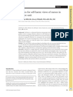 Motives For Self Harm... Nurses in A Secure Unit PDF