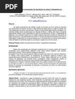06 - Avaliação Da Capacidade de Adsorção Da Argila Organofilica