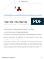 Tipos de Virtualização - Projetos e TI