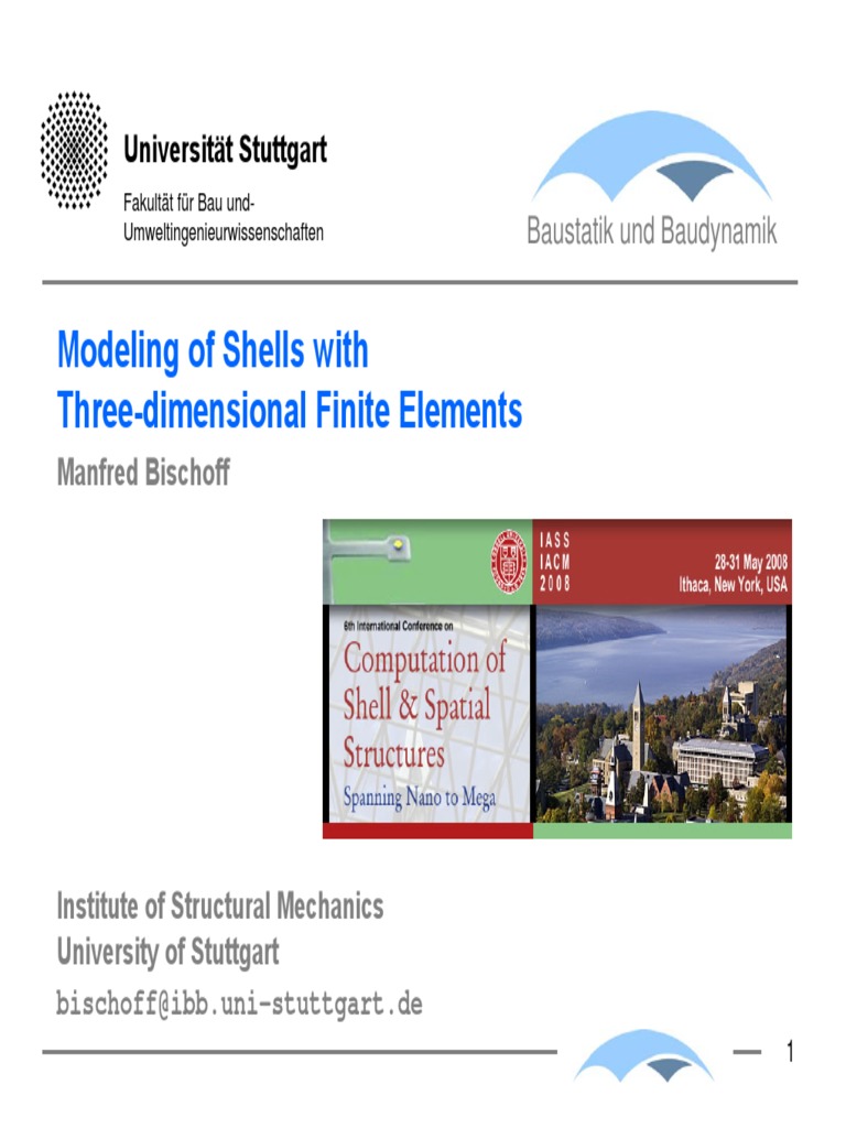 Three-Dimensional Shell Modeling Techniques | PDF